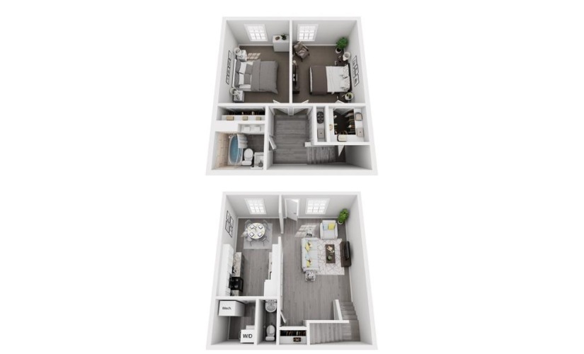 Two Bedroom Townhome